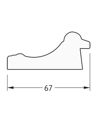 Зеркало Evoform Definite 76х76 BY 1031 в багетной раме - Состаренное золото 67 мм