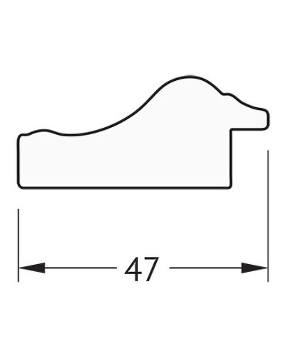 Зеркало Evoform Definite 82х62 BY 1008 в багетной раме - Сусальное золото 47 мм
