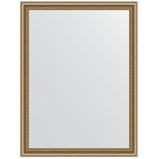 Зеркало Evoform Definite 82х62 BY 1007 в багетной раме - Бусы золотые 46 мм