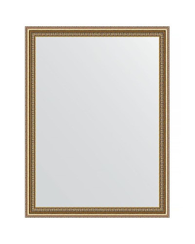 Зеркало Evoform Definite 82х62 BY 1007 в багетной раме - Бусы золотые 46 мм
