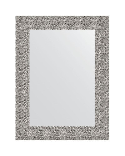 Зеркало Evoform Definite 80х60 BY 3055 в багетной раме - Чеканка серебряная 90 мм