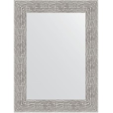 Зеркало Evoform Definite 80х60 BY 3057 в багетной раме - Волна хром 90 мм