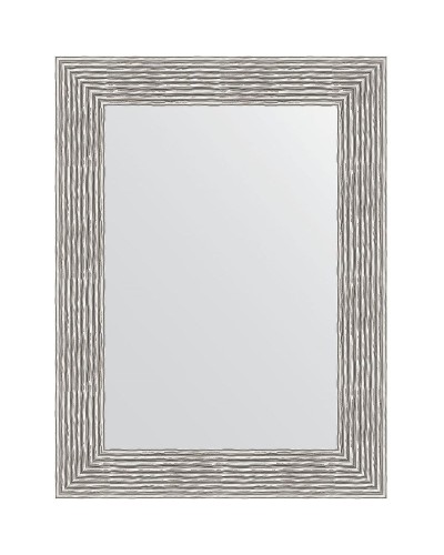 Зеркало Evoform Definite 80х60 BY 3057 в багетной раме - Волна хром 90 мм