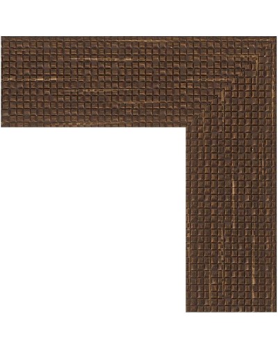 Зеркало Evoform Definite 76х76 BY 3241 в багетной раме - Мозаика античная медь 70 мм