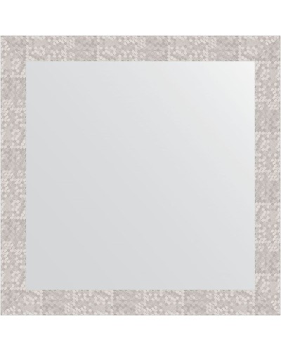 Зеркало Evoform Definite 76х76 BY 3243 в багетной раме - Соты алюминий 70 мм