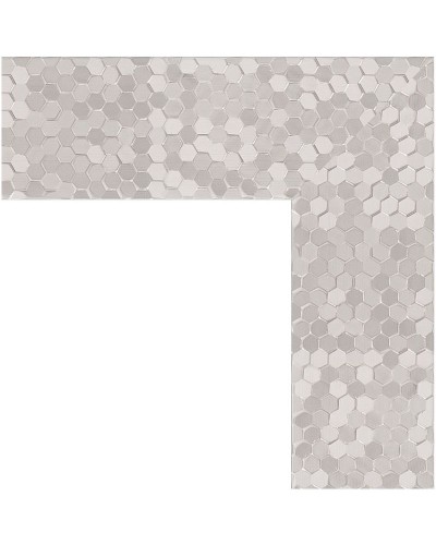 Зеркало Evoform Definite 76х76 BY 3243 в багетной раме - Соты алюминий 70 мм