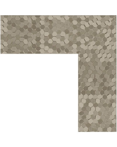 Зеркало Evoform Definite 76х76 BY 3244 в багетной раме - Соты титан 70 мм