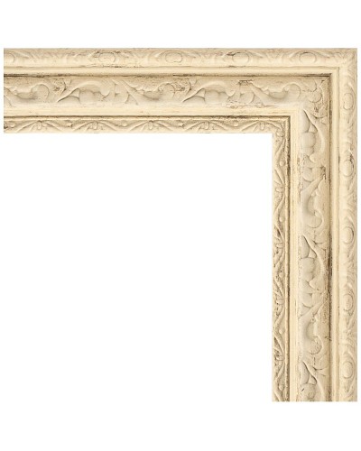 Зеркало Evoform Definite 83х63 BY 1010 в багетной раме - Слоновая кость 51 мм