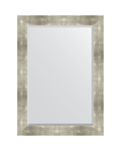 Зеркало Evoform Exclusive 106х76 BY 1200 с фацетом в багетной раме - Алюминий 90 мм