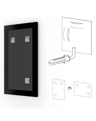 Зеркало Evoform Definite 84х64 BY 1013 в багетной раме - Золотой акведук 61 мм