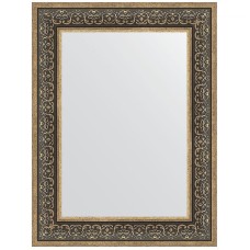 Зеркало Evoform Definite 83х63 BY 3064 в багетной раме - Вензель серебряный 101 мм