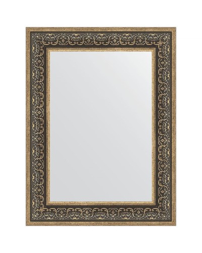 Зеркало Evoform Definite 83х63 BY 3064 в багетной раме - Вензель серебряный 101 мм