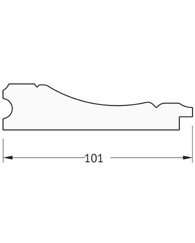 Зеркало Evoform Definite 83х63 BY 3064 в багетной раме - Вензель серебряный 101 мм
