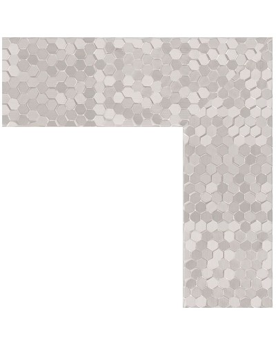 Зеркало Evoform Definite 86х66 BY 3179 в багетной раме - Соты алюминий 70 мм