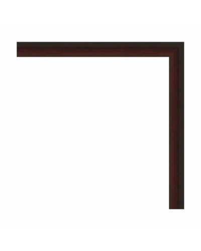 Зеркало Evoform Definite 88х68 BY 0673 в багетной раме - Махагон 22 мм