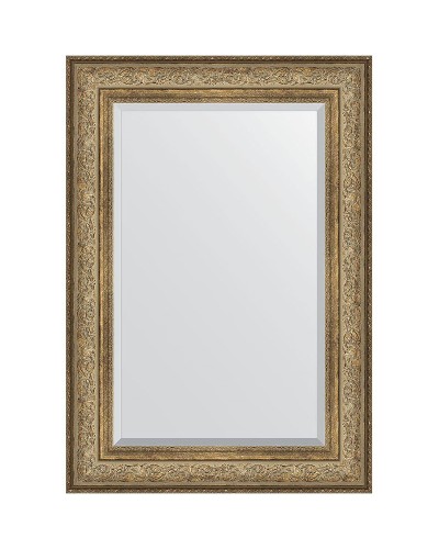 Зеркало Evoform Exclusive 100х70 BY 3451 с фацетом в багетной раме - Виньетка античная бронза 109 мм