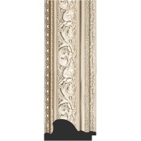 Зеркало Evoform Exclusive 100х70 BY 3452 с фацетом в багетной раме - Виньетка серебро 109 мм