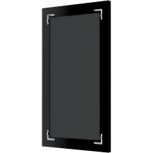 Зеркало Evoform Exclusive 100х70 BY 3452 с фацетом в багетной раме - Виньетка серебро 109 мм