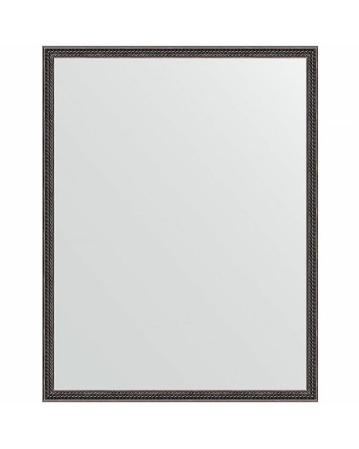 Зеркало Evoform Definite 88х68 BY 0676 в багетной раме - Витой махагон 28 мм