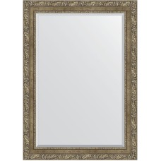 Зеркало Evoform Exclusive 105х75 BY 3463 с фацетом в багетной раме - Виньетка античная латунь 85 мм