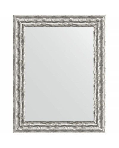 Зеркало Evoform Definite 90х70 BY 3185 в багетной раме - Волна хром 90 мм
