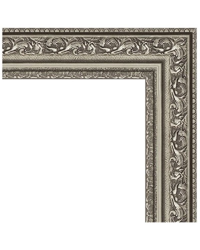 Зеркало Evoform Definite 84х64 BY 3168 в багетной раме - Виньетка состаренное серебро 56 мм