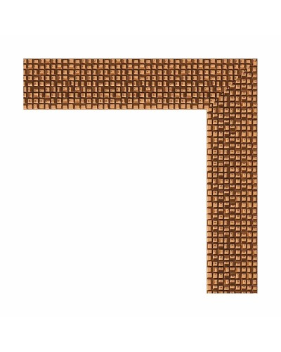 Зеркало Evoform Definite 91х71 BY 3259 в багетной раме - Мозаика медь 46 мм