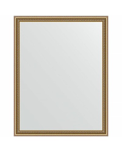 Зеркало Evoform Definite 92х72 BY 1037 в багетной раме - Бусы золотые 46 мм