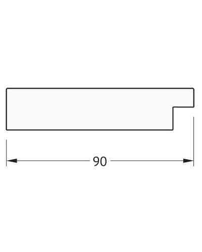 Зеркало Evoform Definite 80х80 BY 3250 в багетной раме - Алюминий 90 мм