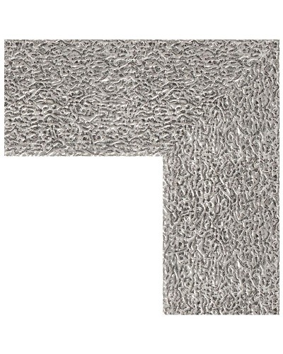 Зеркало Evoform Definite 80х80 BY 3247 в багетной раме - Чеканка серебряная 90 мм