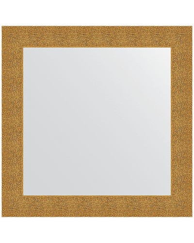 Зеркало Evoform Definite 80х80 BY 3246 в багетной раме - Чеканка золотая 90 мм