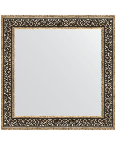 Зеркало Evoform Definite 83х83 BY 3256 в багетной раме - Вензель серебряный 101 мм