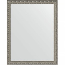 Зеркало Evoform Definite 94х74 BY 3264 в багетной раме - Виньетка состаренное серебро 56 мм
