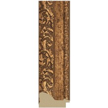 Зеркало Evoform Exclusive 115х55 BY 1250 с фацетом в багетной раме - Виньетка бронзовая 85 мм