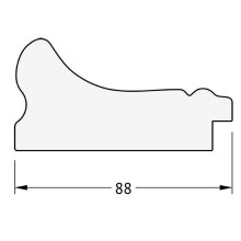 Зеркало Evoform Exclusive 116х56 BY 1245 с фацетом в багетной раме - Хамелеон 88 мм