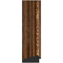 Зеркало Evoform Exclusive 116х56 BY 3491 с фацетом в багетной раме - Римская бронза 88 мм