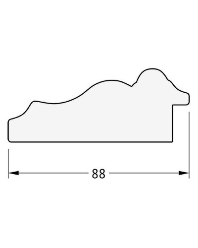 Зеркало Evoform Exclusive 116х56 BY 3491 с фацетом в багетной раме - Римская бронза 88 мм