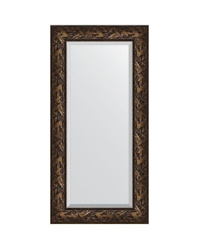 Зеркало Evoform Exclusive 119х59 BY 3495 с фацетом в багетной раме - Византия бронза 99 мм