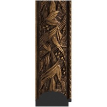 Зеркало Evoform Exclusive 119х59 BY 3495 с фацетом в багетной раме - Византия бронза 99 мм