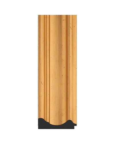 Зеркало Evoform Exclusive 119х59 BY 3496 с фацетом в багетной раме - Травленое золото 99 мм