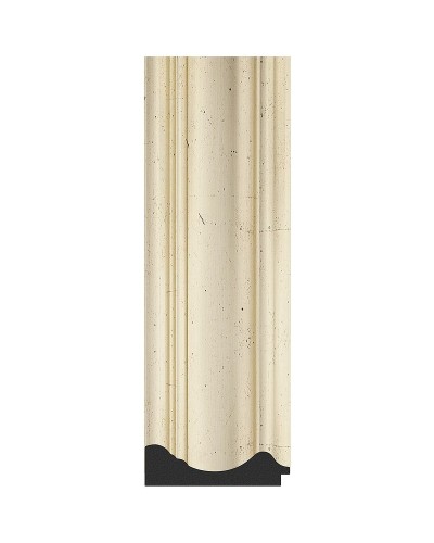 Зеркало Evoform Exclusive 119х59 BY 3497 с фацетом в багетной раме - Травленое серебро 99 мм