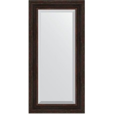 Зеркало Evoform Exclusive 119х59 BY 3499 с фацетом в багетной раме - Темный прованс 99 мм
