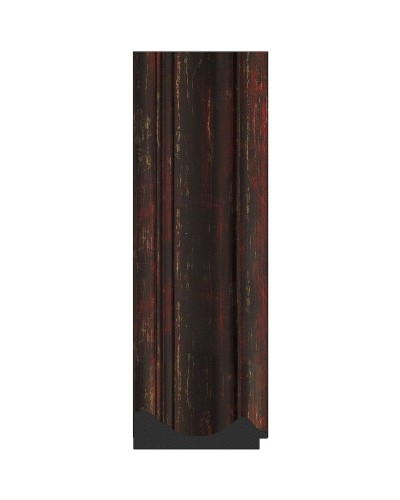 Зеркало Evoform Exclusive 119х59 BY 3499 с фацетом в багетной раме - Темный прованс 99 мм