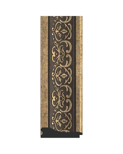 Зеркало Evoform Exclusive 119х59 BY 3501 с фацетом в багетной раме - Вензель серебряный 101 мм