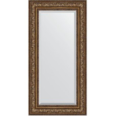 Зеркало Evoform Exclusive 120х60 BY 3505 с фацетом в багетной раме - Виньетка состаренная бронза 109 мм