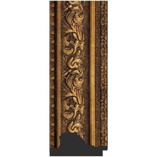 Зеркало Evoform Exclusive 120х60 BY 3505 с фацетом в багетной раме - Виньетка состаренная бронза 109 мм