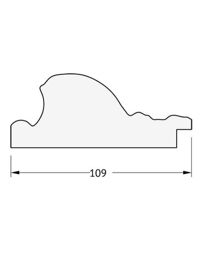 Зеркало Evoform Exclusive 120х60 BY 3505 с фацетом в багетной раме - Виньетка состаренная бронза 109 мм