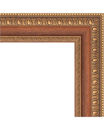 Зеркало Evoform Definite 75х55 BY 3043 в багетной раме - Бронзовые бусы на дереве 60 мм