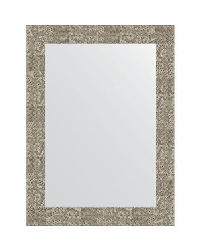 Зеркало Evoform Definite 76х56 BY 3052 в багетной раме - Соты титан 70 мм