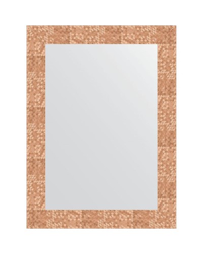 Зеркало Evoform Definite 76х56 BY 3050 в багетной раме - Соты медь 70 мм